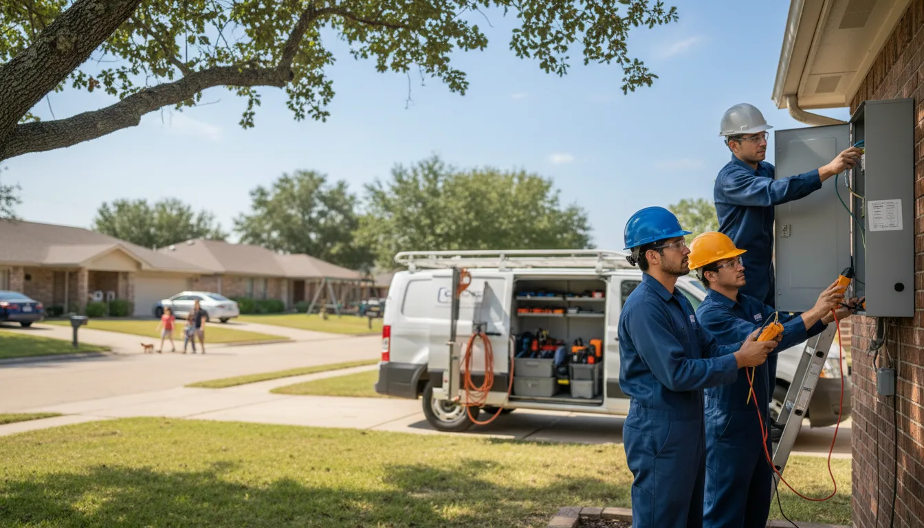 Certified electrician providing emergency electrical services in Sesser, IL